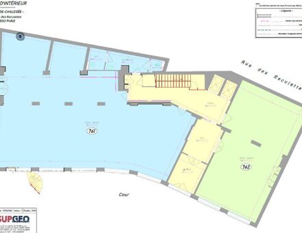 Bureaux du 14 Rue des Reculettes Paris