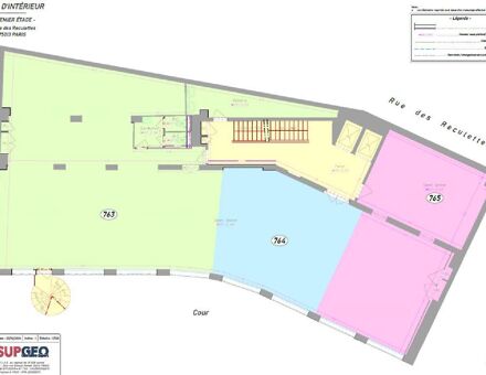 Bureaux du 14 Rue des Reculettes Paris