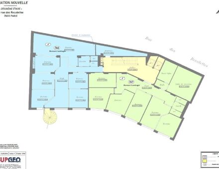 Bureaux du 14 Rue des Reculettes Paris