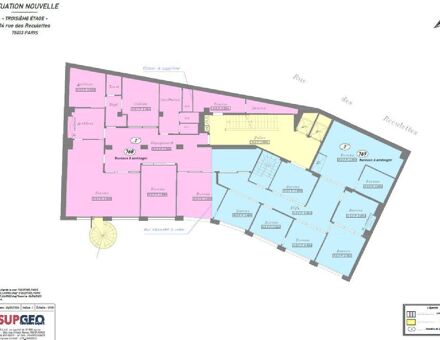 Bureaux du 14 Rue des Reculettes Paris