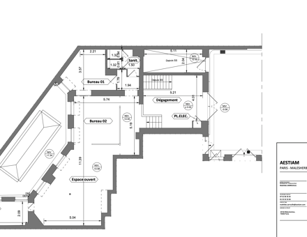 Bureaux du 29 Boulevard Malesherbes Paris