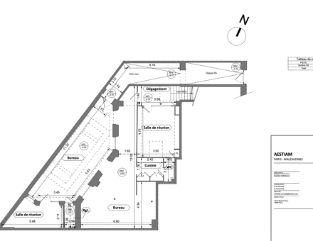 Bureaux du 29 Boulevard Malesherbes Paris