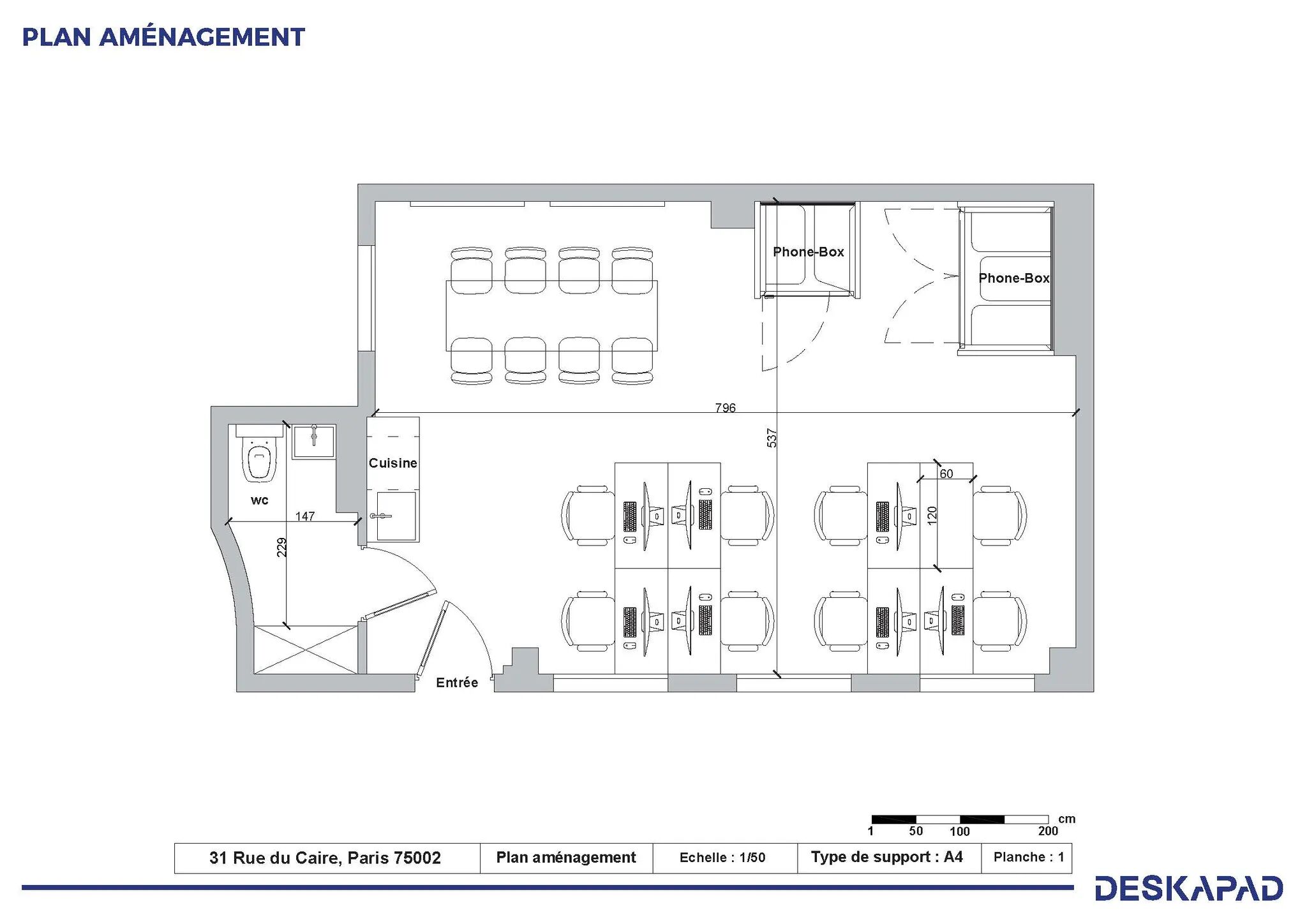 Image des bureaux au 31 Rue du Caire, Paris 2  - Bureaux à louer