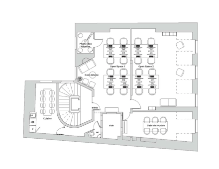 Bureaux du 7 Rue Blondel Paris