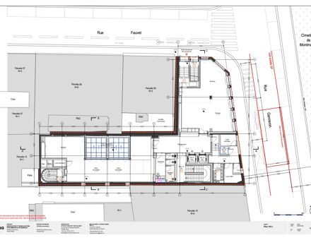 Bureaux du 49 Rue Ganneron Paris