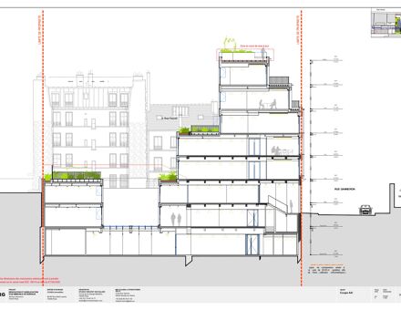Bureaux du 49 Rue Ganneron Paris