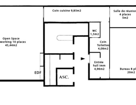 Bureaux du 33 Rue des Artistes Paris