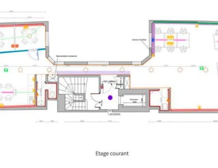 Bureaux du 21 Rue du Sentier Paris