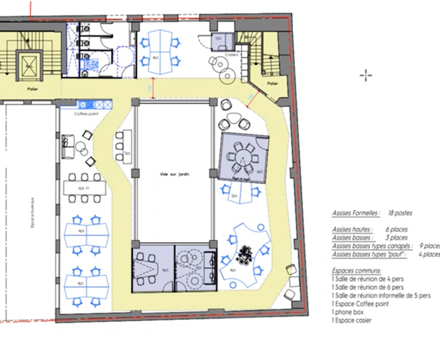 Bureaux du 31b Rue Bergère Paris