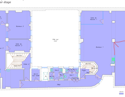 Bureaux du 15 Rue de Milan Paris