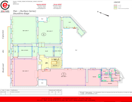 Bureaux du 37 Boulevard des Capucines Paris