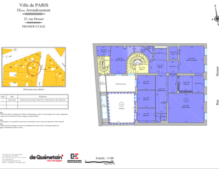 Bureaux du 25 Rue Drouot Paris