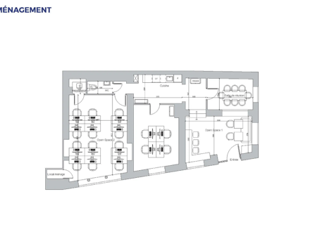 Bureaux du 14 Rue Thorel Paris