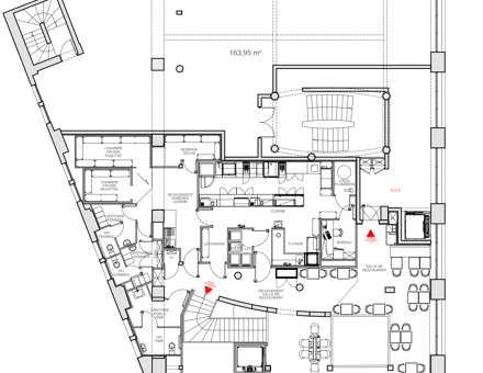 Bureaux du 1 Allée du Vieux Saint Louis Laval