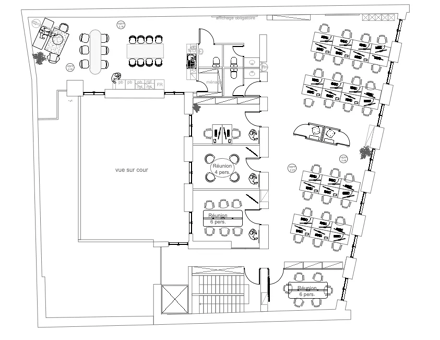 Bureaux du 51 Rue le Peletier Paris