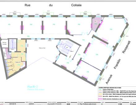 Bureaux du 57 Avenue Franklin D. Roosevelt Paris