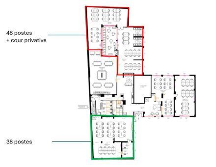 Bureaux du 22 Avenue de Saint-Ouen Paris