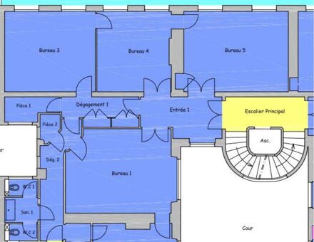 Bureaux du 71 Rue de Provence Paris