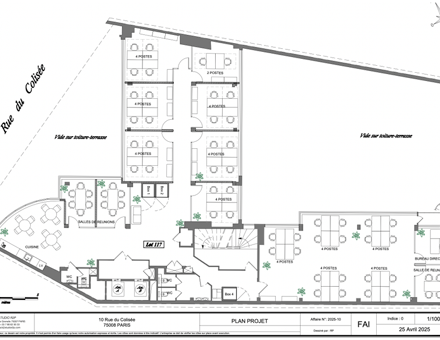 Bureaux du 34 Avenue des Champs Elysées Paris