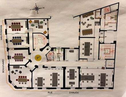 Bureaux du 65 Rue d'Anjou Paris