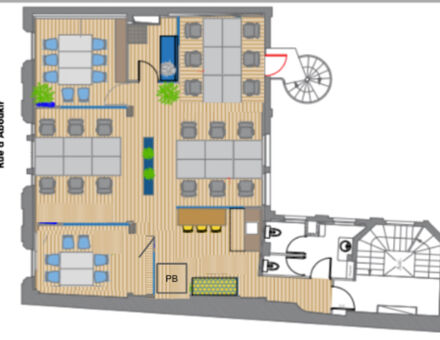 Bureaux du 39 Rue d'Aboukir Paris