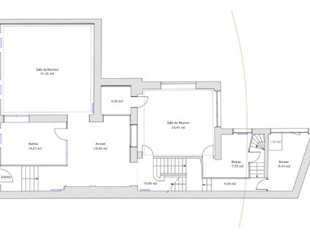 Bureaux du 65b Rue du Rocher Paris