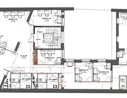 Bureaux du 42 Rue Notre-Dame des Victoires Paris