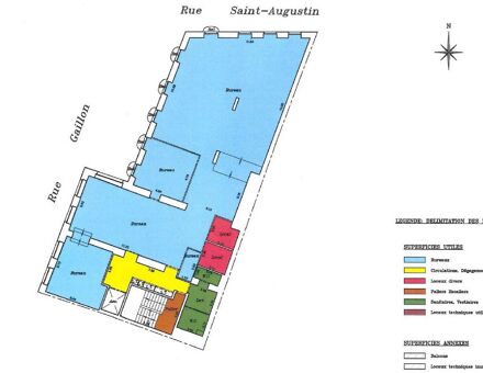 Bureaux du 16 Rue Gaillon Paris