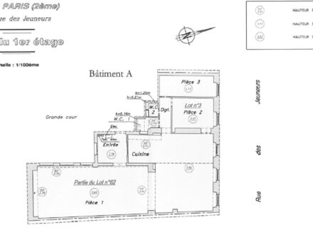 Bureaux du 29 Rue des Jeuneurs Paris