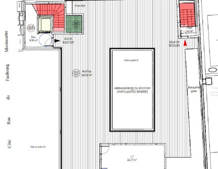 Bureaux du 31b Rue Bergère Paris