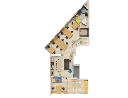 Bureaux du 13 Rue Alain Barbe Torte Nantes