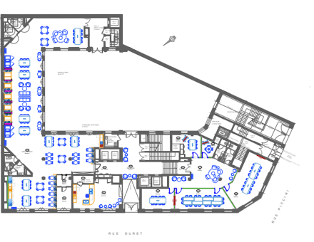 Bureaux du 6 Rue Duret Paris