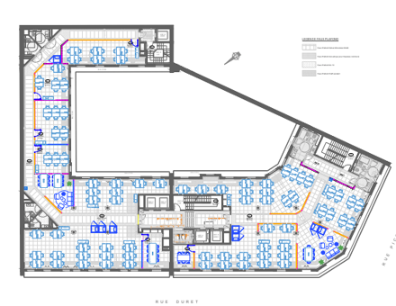 Bureaux du 6 Rue Duret Paris