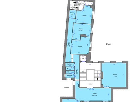 Bureaux du 20b Rue la Boétie Paris