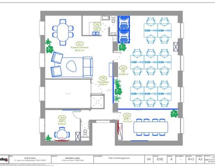 Bureaux du 4 Rue du Caire Paris