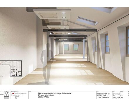 Bureaux du 73 Rue Sainte-Anne Paris