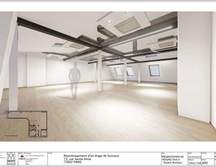 Bureaux du 73 Rue Sainte-Anne Paris