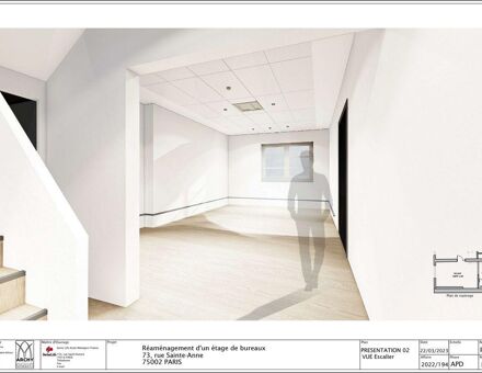 Bureaux du 73 Rue Sainte-Anne Paris