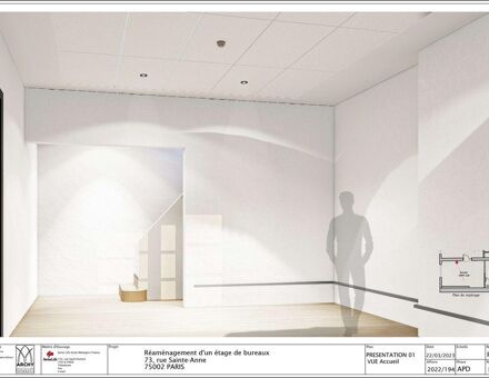 Bureaux du 73 Rue Sainte-Anne Paris