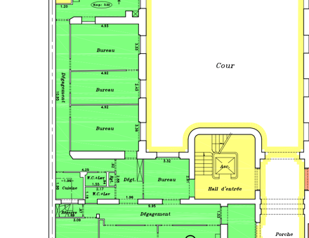 Bureaux du 97 Boulevard Malesherbes Paris